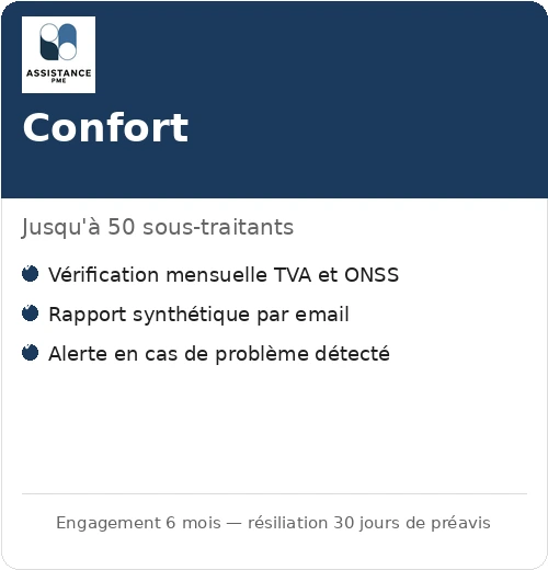 Check d'obligation de retenue —Confort
